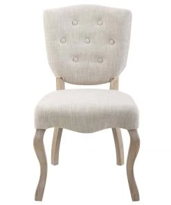 Modway Dining Chairs Array Dining Side Chair Set Of 2 Beige