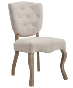 Modway Dining Chairs Array Dining Side Chair Set Of 2 Beige