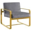 Modway Astute Performance Velvet Armchair Gray
