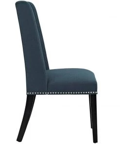 Modway Dining Chairs Baron Dining Chair Fabric Set Of 4 Azure