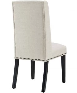 Modway Baron Dining Chair Fabric Set Of 4 Beige