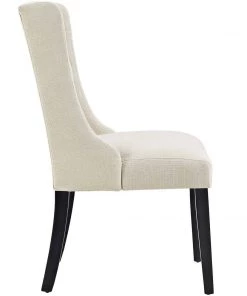 Modway Baronet Dining Chair Fabric Set Of 4 Beige