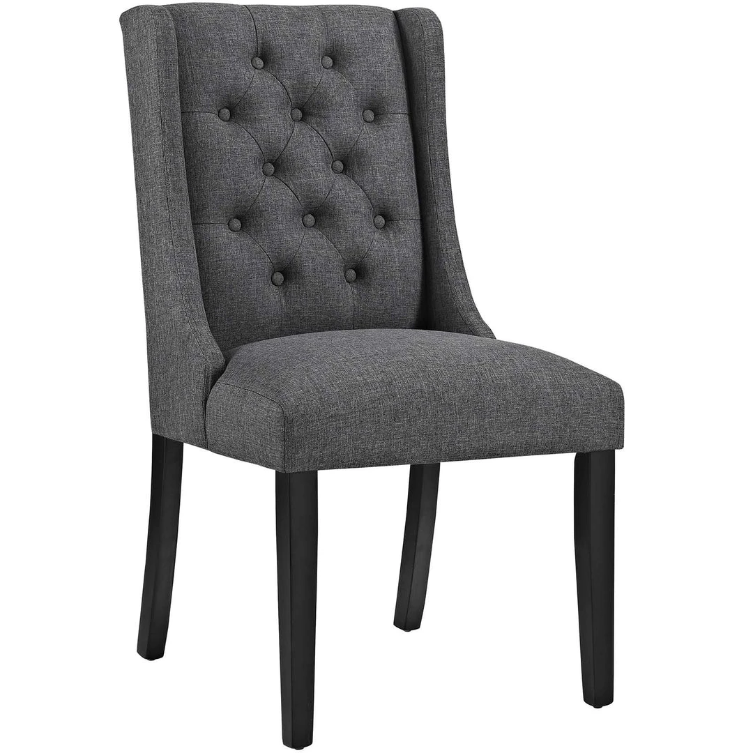 Modway Baronet Dining Chair Fabric Set Of 4 Gray 2 Modway Baronet Dining Chair Fabric Set Of 4 Gray