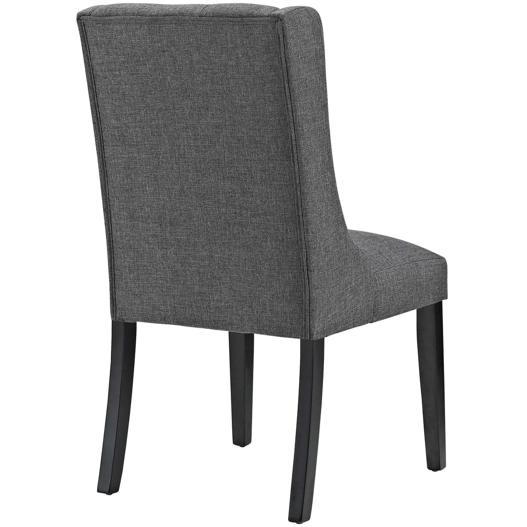 Modway Baronet Dining Chair Fabric Set Of 4 Gray 4 Modway Baronet Dining Chair Fabric Set Of 4 Gray
