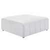 Modway Ottomans Bartlett Upholstered Fabric Ottoman Ivory