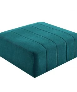 Modway Ottomans Bartlett Upholstered Fabric Ottoman Teal