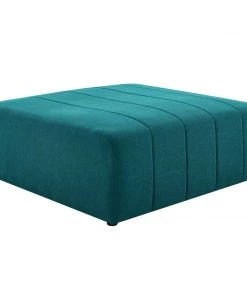 Modway Ottomans Bartlett Upholstered Fabric Ottoman Teal