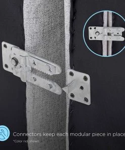 Modway Bartlett Vegan Leather Ottoman Tan