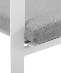 Modway Baxley Outdoor Patio Aluminum Armchair Set Of 2 White Gray Armchair Sets 14 Modway Baxley Outdoor Patio Aluminum Armchair Set Of 2 White Gray Armchair Sets