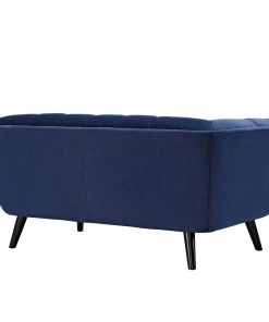 Modway Bestow Performance Velvet Loveseat Navy
