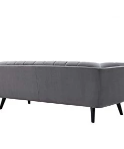 Modway Bestow Performance Velvet Sofa Gray