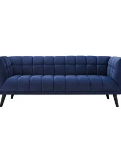 Modway Bestow Performance Velvet Sofa Navy