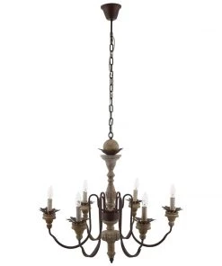 Modway Bountiful Vintage French Pendant Ceiling Light Candelabra Chandelier