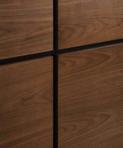 Modway Caima Queen Platform Bed Walnut Beds