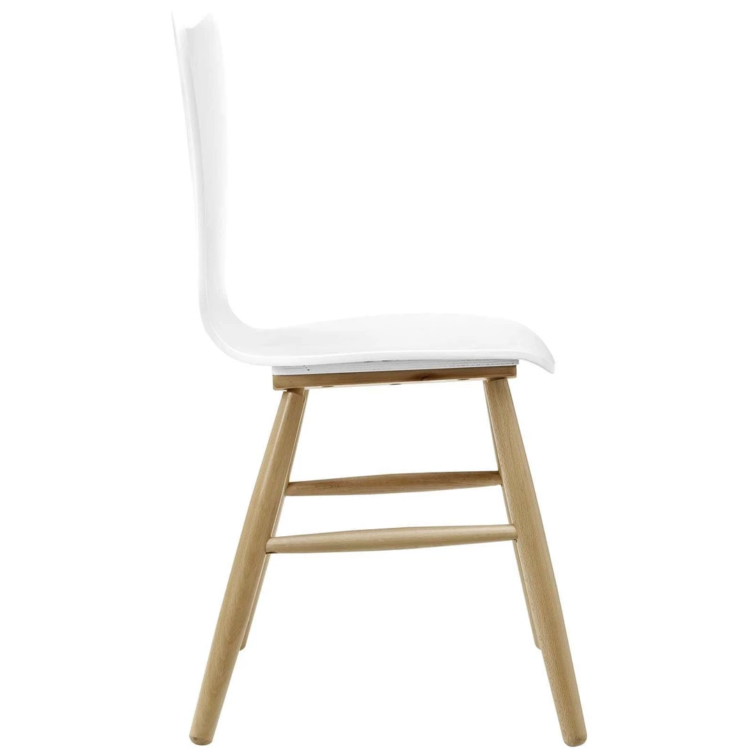 Modway Cascade Dining Chair Set Of 4 White Dining Chairs 3 Modway Cascade Dining Chair Set Of 4 White Dining Chairs