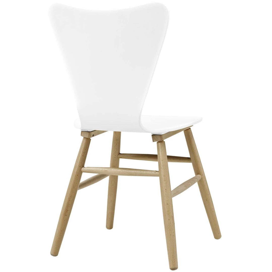 Modway Cascade Dining Chair Set Of 4 White Dining Chairs 4 Modway Cascade Dining Chair Set Of 4 White Dining Chairs
