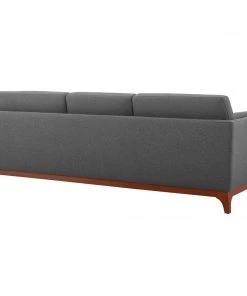 Modway Chance Upholstered Fabric Sofa Gray SOFAS 8 Modway Chance Upholstered Fabric Sofa Gray SOFAS