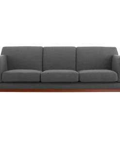 Modway Chance Upholstered Fabric Sofa Gray SOFAS