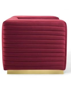 Modway Charisma Channel Tufted Performance Velvet Accent Armchair Maroon 10 Modway Charisma Channel Tufted Performance Velvet Accent Armchair Maroon
