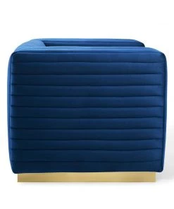 Modway Armchairs Charisma Channel Tufted Performance Velvet Accent Armchair Navy 10 Modway Armchairs Charisma Channel Tufted Performance Velvet Accent Armchair Navy