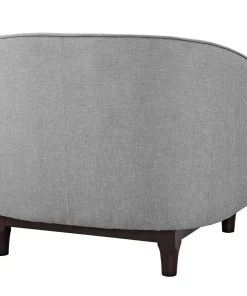 Modway Coast Upholstered Fabric Armchair Light Gray