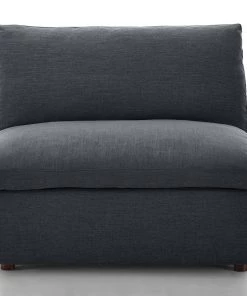 Modway Armless Sofa Chairs Commix Down Filled Overstuffed Armless Chair Gray