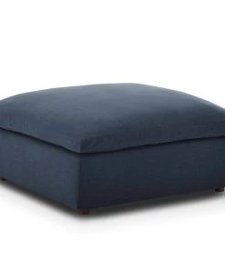 Modway Ottomans Commix Down Filled Overstuffed Ottoman Azure