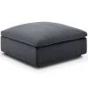 Modway Commix Down Filled Overstuffed Ottoman Gray Ottomans