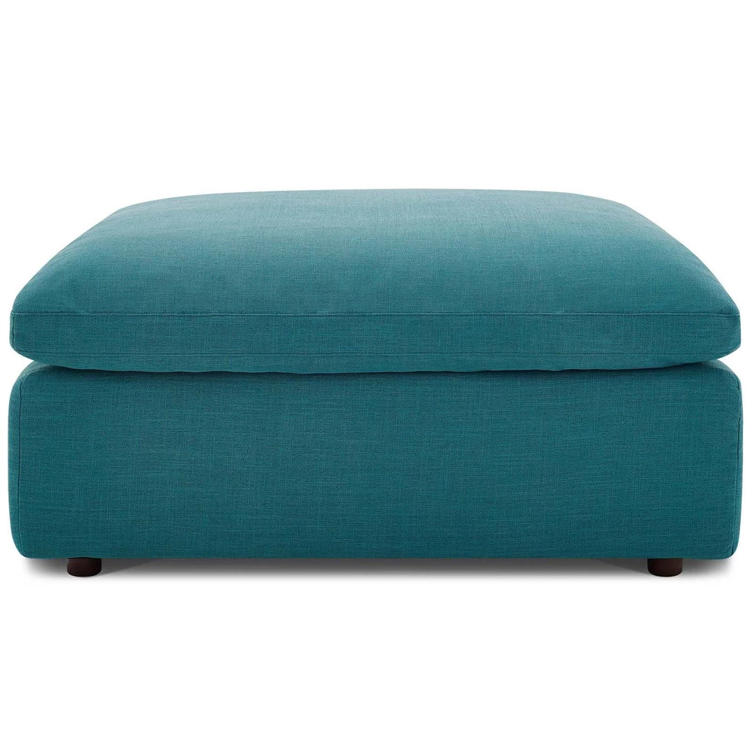 Modway Ottomans Commix Down Filled Overstuffed Ottoman Teal 2 Modway Ottomans Commix Down Filled Overstuffed Ottoman Teal