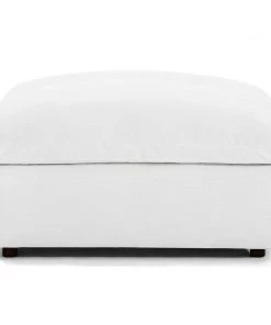 Modway Commix Down Filled Overstuffed Ottoman White Ottomans
