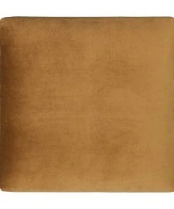 Modway Commix Down Filled Overstuffed Performance Velvet Ottoman Cognac