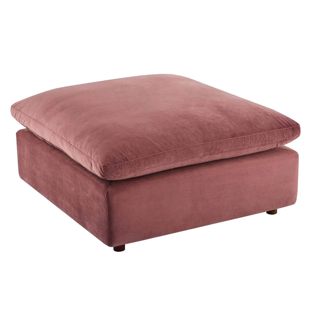 Modway Commix Down Filled Overstuffed Performance Velvet Ottoman Dusty Rose 2 Modway Commix Down Filled Overstuffed Performance Velvet Ottoman Dusty Rose