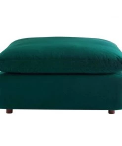 Modway Commix Down Filled Overstuffed Performance Velvet Ottoman Green 10 Modway Commix Down Filled Overstuffed Performance Velvet Ottoman Green