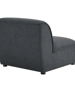 Modway Sectionals Comprise Armless Chair Charcoal 11 Modway Sectionals Comprise Armless Chair Charcoal
