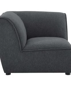 Modway Sectionals Comprise Corner Sectional Sofa Chair Charcoal