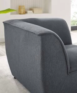 Modway Sectionals Comprise Corner Sectional Sofa Chair Charcoal