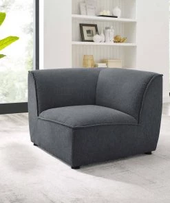 Modway Sectionals Comprise Corner Sectional Sofa Chair Charcoal