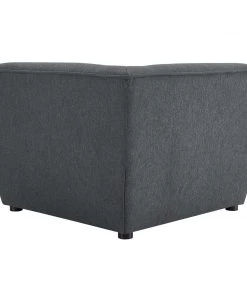 Modway Sectionals Comprise Corner Sectional Sofa Chair Charcoal