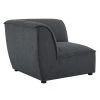 Modway Sectionals Comprise Corner Sectional Sofa Chair Charcoal