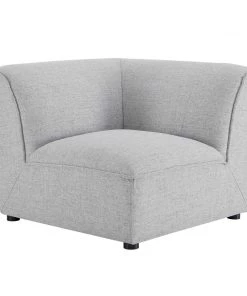 Modway Comprise Corner Sectional Sofa Chair Light Gray