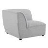 Modway Comprise Corner Sectional Sofa Chair Light Gray
