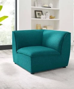 Modway Sectionals Comprise Corner Sectional Sofa Chair Teal