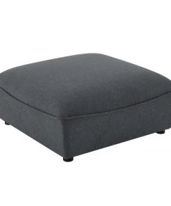 Modway Comprise Sectional Sofa Ottoman Charcoal