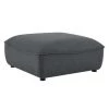 Modway Comprise Sectional Sofa Ottoman Charcoal