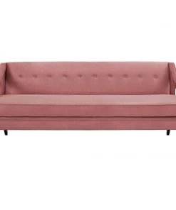 Modway SOFAS Concur Button Tufted Performance Velvet Sofa Dusty Rose