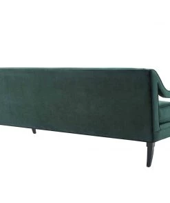 Modway Concur Button Tufted Performance Velvet Sofa Green