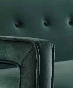 Modway Concur Button Tufted Performance Velvet Sofa Green