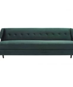 Modway Concur Button Tufted Performance Velvet Sofa Green