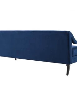 Modway Concur Button Tufted Performance Velvet Sofa Navy