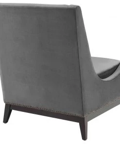 Modway Chaise Lounge Chairs Confident Lounge Chair Upholstered Performance Velvet Set Of 2 Gray 11 Modway Chaise Lounge Chairs Confident Lounge Chair Upholstered Performance Velvet Set Of 2 Gray